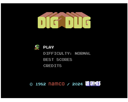 Dig Dug versione LC Games per C64!