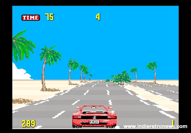 OutRun versione AGA per Amiga