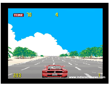 OutRun versione AGA per Amiga