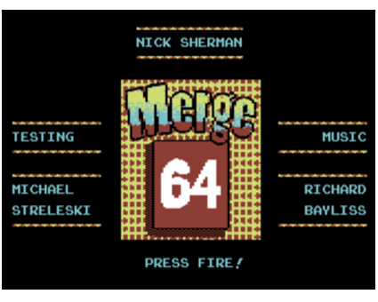 Merge, puzzle game per C64