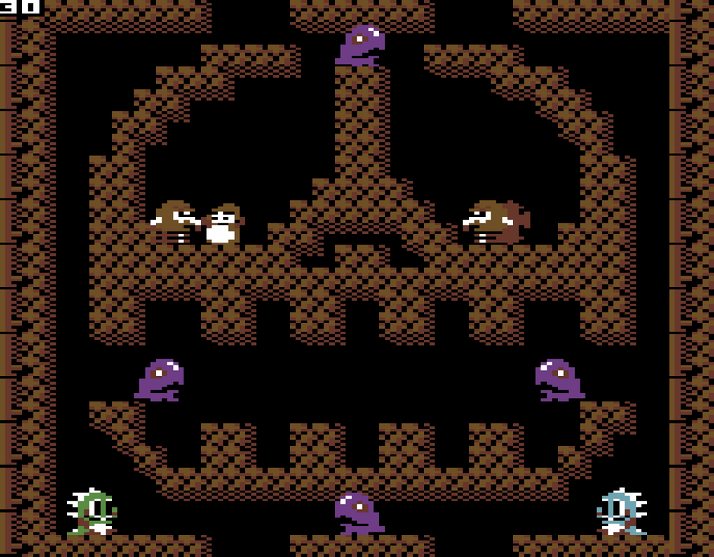 Bubble Bobble lost cave per Commodore64