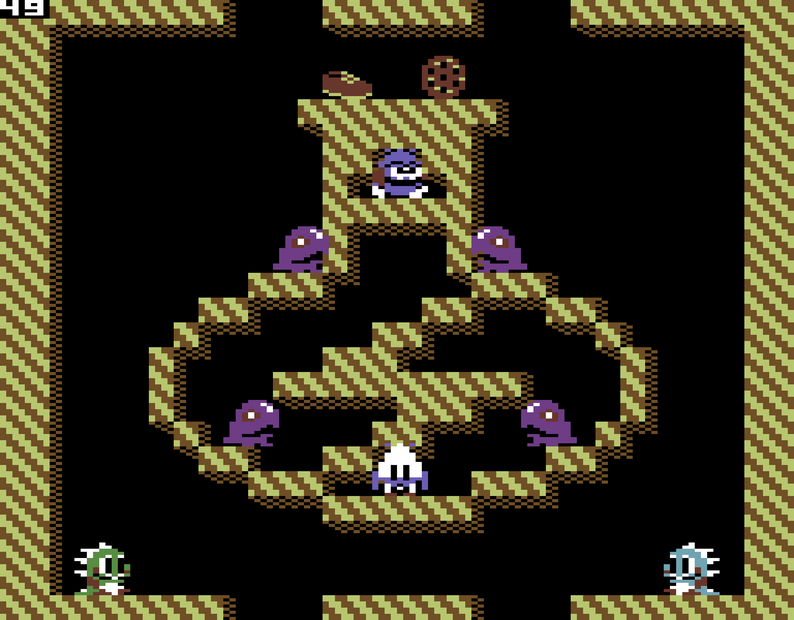 Bubble Bobble lost cave per Commodore64